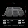 Disposable 4-Compartment Takeout Lunch Box