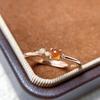 Natural Fire Ruby Thin S925 Silver Ring with Small Diamonds and Twisted Band - Elegant Women's Colored Gemstone Jewelry