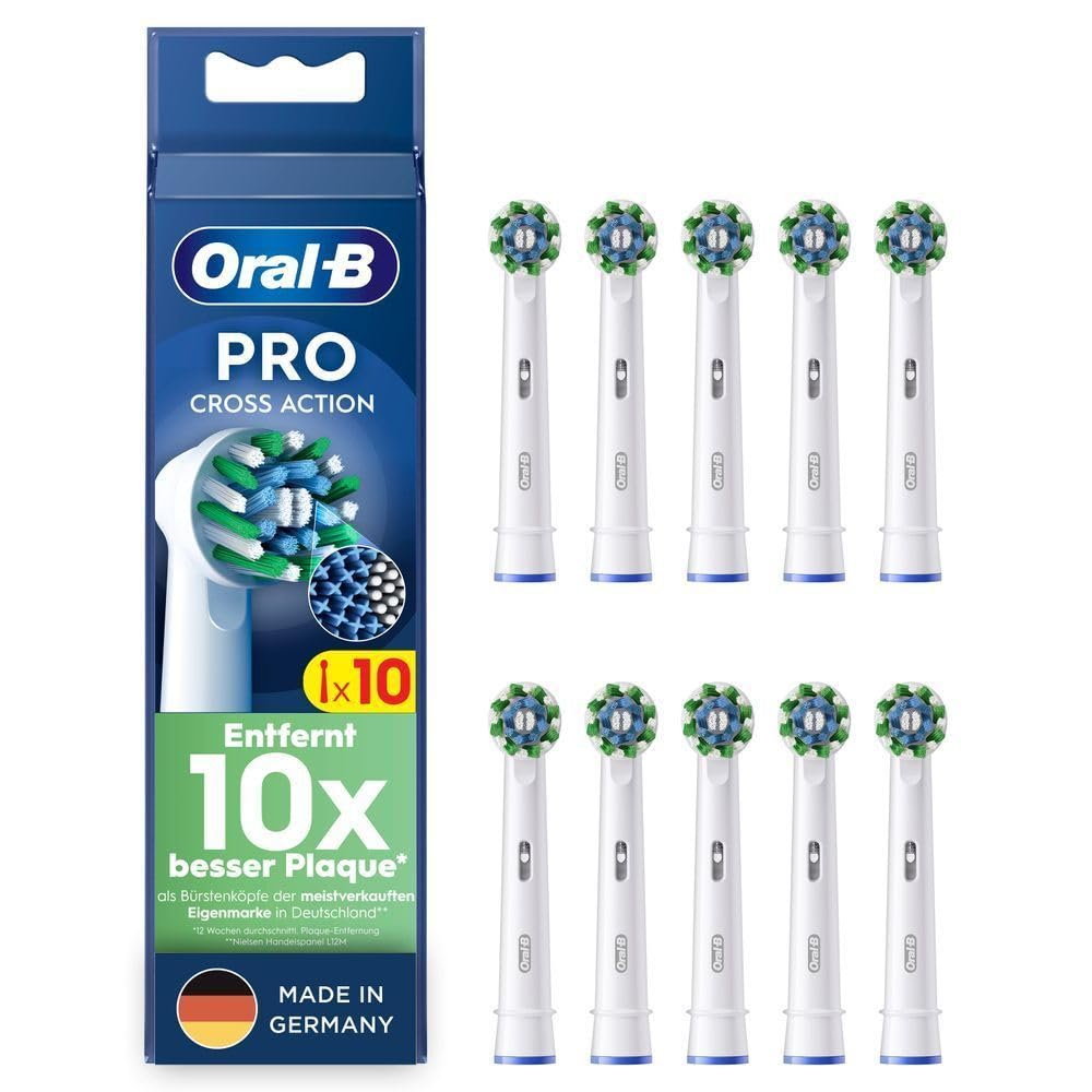 

Коричневая электрическая зубная щетка сменная щетка PRO Brush CROSS ACTION 10 шт Oral-B Multi-Action EB50RX-10 [Товар]