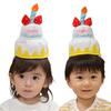 Clearstone Petit Cake for Halloween and Children Hat, Unisex, White, Cosplay, Adults,