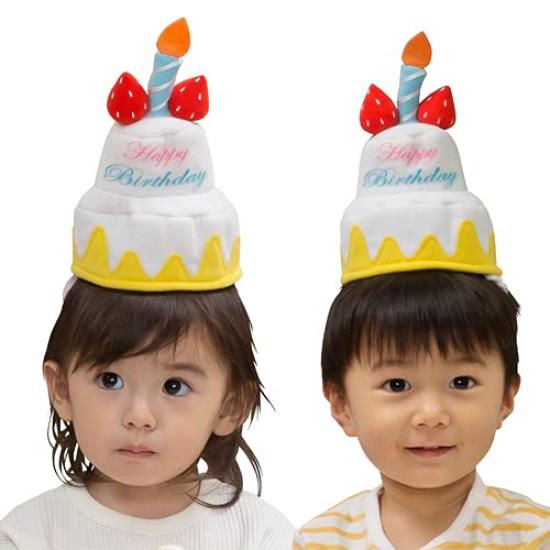 Clearstone Petit Cake for Halloween and Children Hat, Unisex, White, Cosplay, Adults,