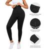 Leggings Elasticizzati a Vita Alta da Donna, Pantaloni Casual Slim Monocolore da Donna, Leggings Elastici per Uso Quotidiano
