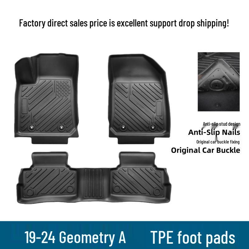19-24 Geometry A TPE Floor Mats: Easy-Clean, Anti-Slip, Eco-Friendly Interior Upgrade