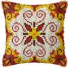 Geometric Abstract Latch Hook Pillow & Rug Kit DIY Section Embroidery for Home Decor, Modern Gift