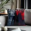 Hot IIce Nine Killsing Cushion Cover Antidustmite Pillowcase Invisible Zipper Silky Short Plush Sofa Cushion Cover