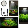 360 ° Rotation Adjustment Imitation Sunlight LED Fish Tank Clip Light High Brightness Energy-saving USB Water Grass Light