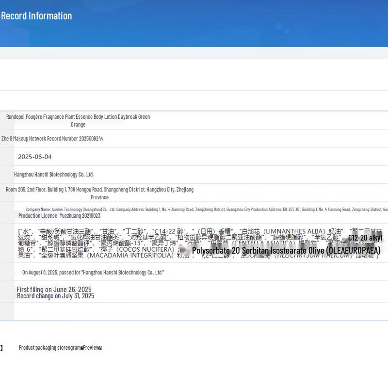 Roopy Butter Bear Co-Branded Feuchtigkeitsspendende Körperlotion