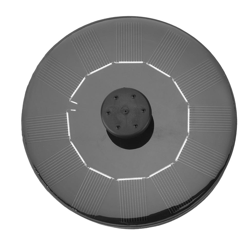 Solar Springbrunnenpumpe Wassersprüh-Zubehörset mit 7 Düsen für Vogelbad Garten