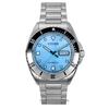 Sport Stainless Steel Light Blue Dial Automatic NH7530-52L 100M Men's Watch