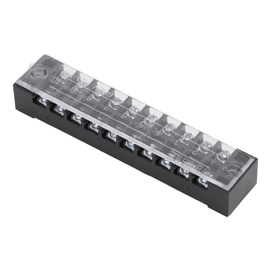50pcs Terminal Block Stable Reliable Electrical Conductivity Compact Convenient Wire Connector for Factories 5A 600V