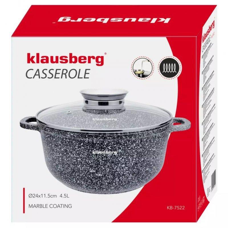 Garnek Marmurkowy 4,5L 24Cm Klausberg Kb-7522