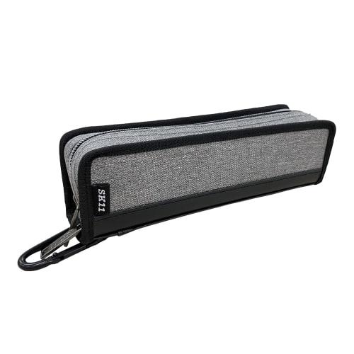 

SK11 Узкий кейс для инструментов, Маленький, Серый, Большая вместимость, Широко открывается, STC-SL-21G