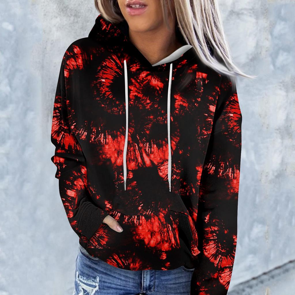 Women's Hoodies Sweatshirts Clothes Teen Girl Casual Sweater Pullover With Pockets Halloween
