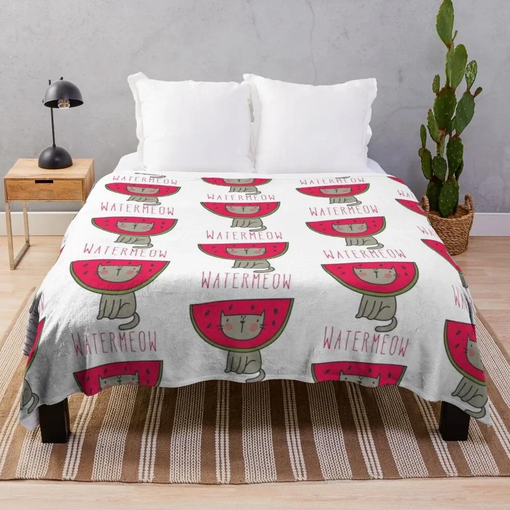 Coperta Morbida Anguria Rossa Matrimoniale Leggera in Pile di Flanella per Divano Letto Divano Viaggio Campeggio per Bambini Adulti