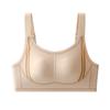 One-piece fixed cup shockproof fitness sports bra high-strength large chest shock-absorbing gathering beautiful back sports underwear women