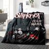 Name Individuell Slipknot Print Flanelldecke Hohe Qualität Warm Bequem Decke für Alle Jahreszeiten Perfekt für Geschenke Heimdekoration