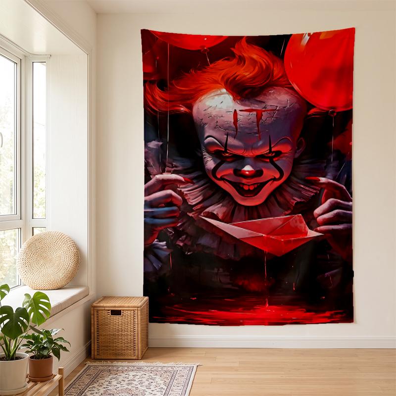 Pennywise (1) Wall Tapestry Stylish Wall Hanging for Bedroom Living Room Dorm Nice Present for Family and Friends