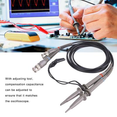 P6100 High Precision Oscilloscope Test Probe Kit 1X 10X 100MHz Oscilloscope Accessories