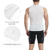 Santic Men's Sleeveless Tank Top, Summer Cycling Wear, Highly Elastic, Breathable, Sweat-Wicking, Quick-Drying