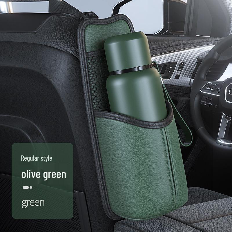 Car Seat Side Hanging Multifunctional Storage Bag with Tissue Box Holder