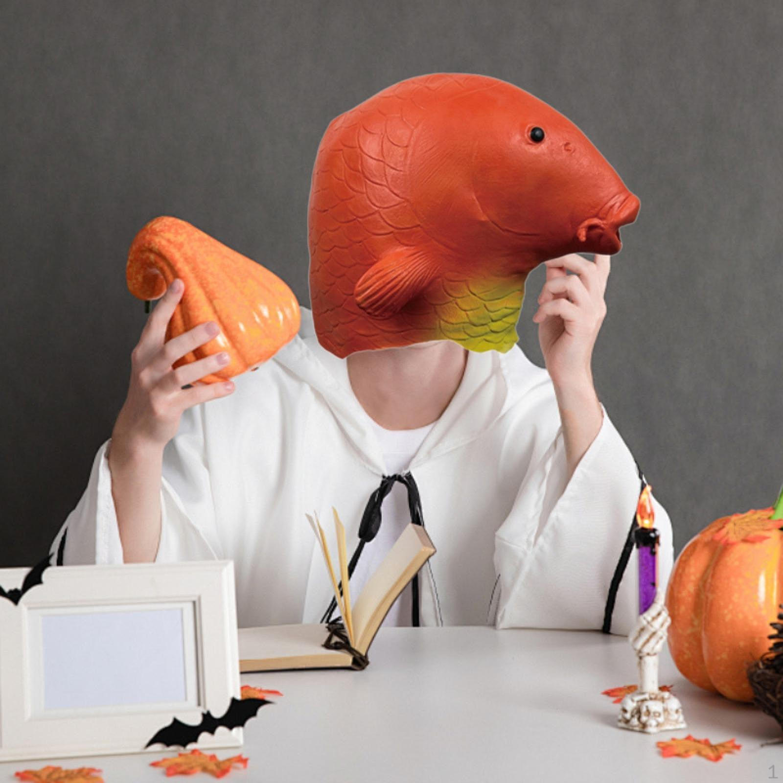 

Маска з рибною головою тварини Косплей Реквізит для вечірки на Хелловін