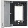 Panasonic Cosmo Series Wide 21 Rainproof Switch Guard Plate for 1 Series with Simple Key White Silver WTC7981S