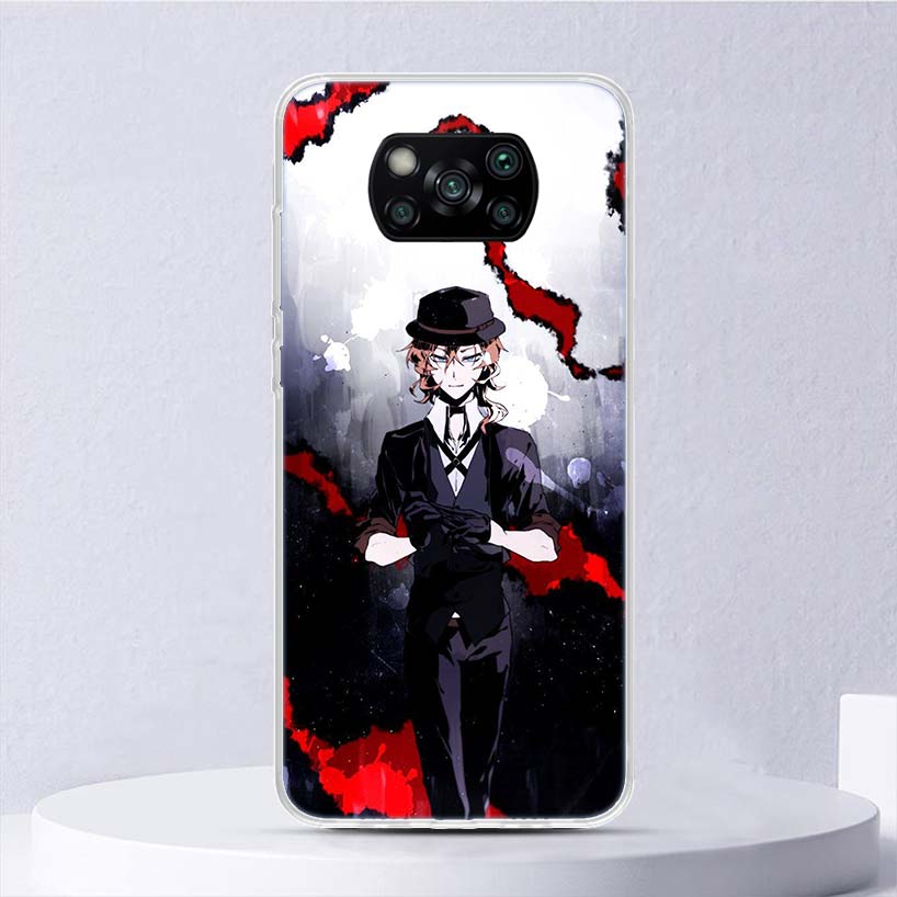 Bungo Stray Dogs Nakahara Chuuya Soft Case For Xiaomi Poco X7 X6 X5 X4 X3 Nfc F7 Ultra F6 F5 Pro Phone Cover F4 Gt F3 M5S M4 M3