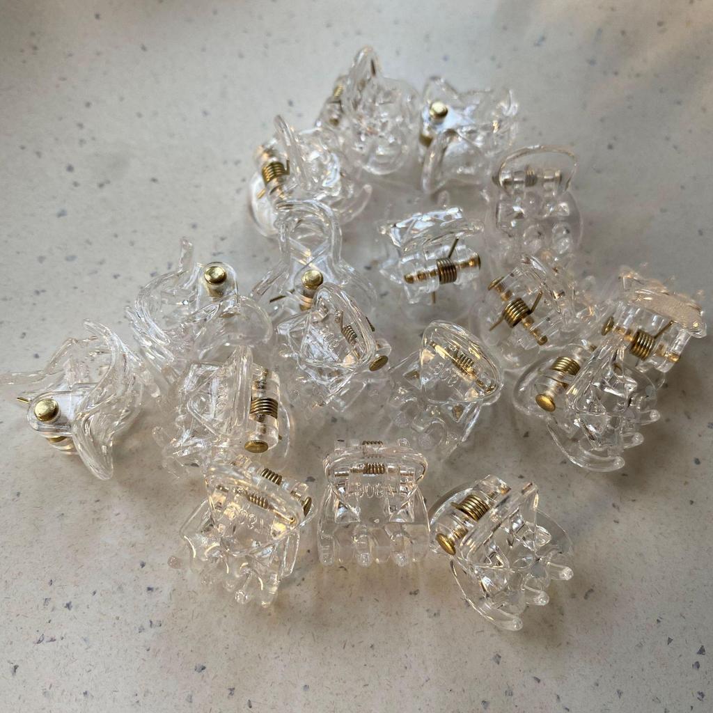 Korean Style Minimalist Teardrop Hair Clip – Versatile Baby and Bangs Claw Clip, 1.5cm