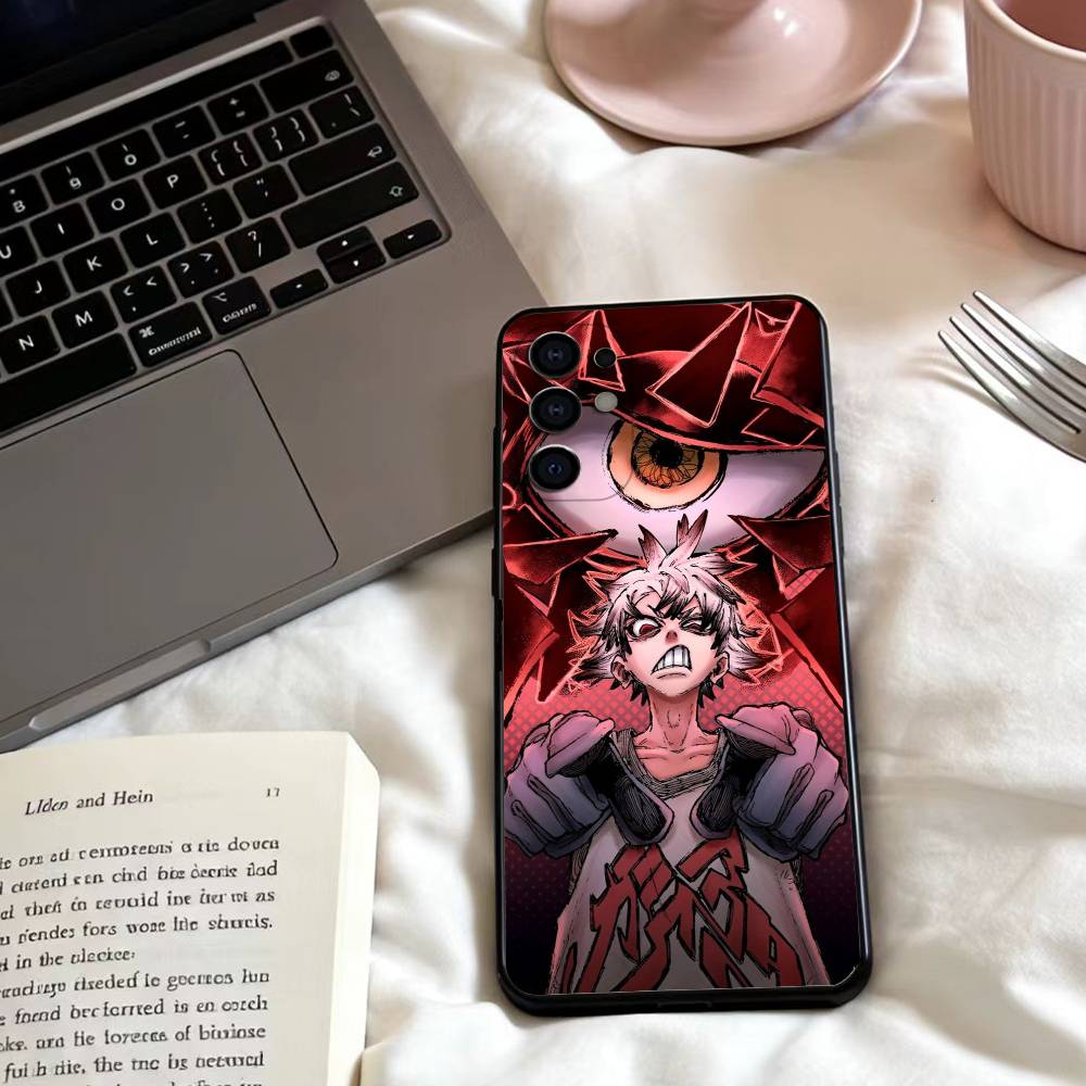 Anime G-Gachiakuta S  Phone Case For Samsung S25,24,23,22,30,21,10,9,Ultra,Plus,Lite,FE,4,5 G Soft Black Case