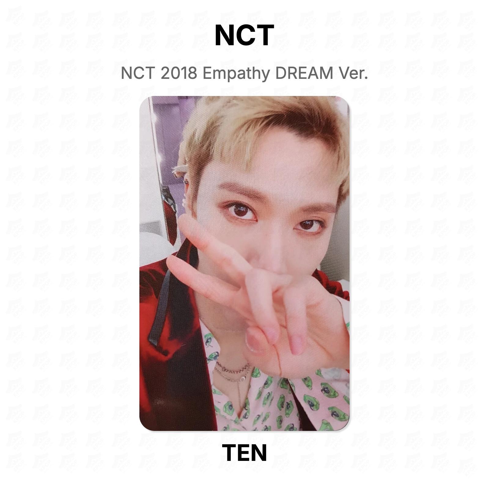 NCT 2018 Empathy DREAM Версия. Официальная фотокарта TEN