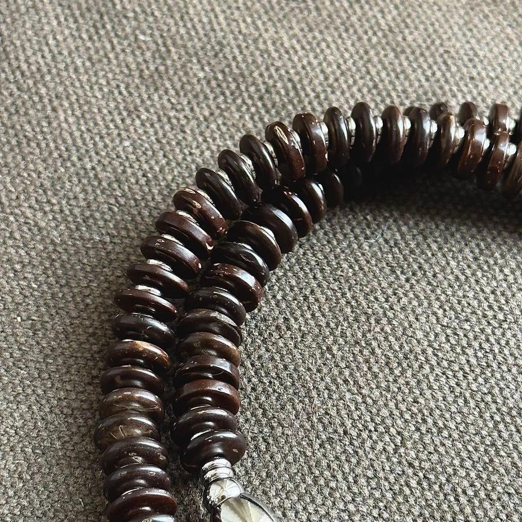 Used Indian Jewelry Navajo Coconut Necklace Native Accessories