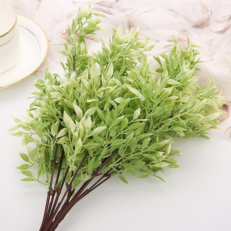 Simulated Green Plants Chili Grass Home Decor Living Room Flower Arrangement Props Garden Decoration Background Wall Materials