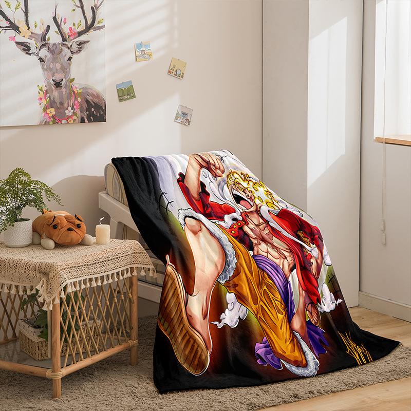 Flannel Fleece Blanket 3D Printed Sofa Blanket Thickened Blanket