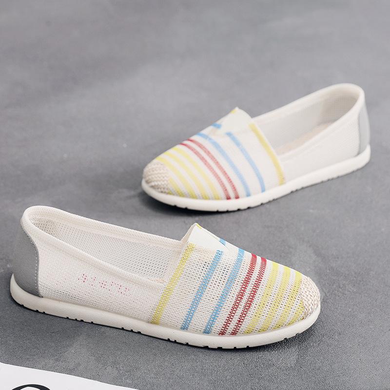 Summer new mesh breathable cloth shoes non-slip soft sole versatile women s shoes 35