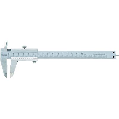 TRUSCO Universal Design Standard Silver Integrated Vernier Meter Caliper, Finish, 200mm, Type, THN-20-U