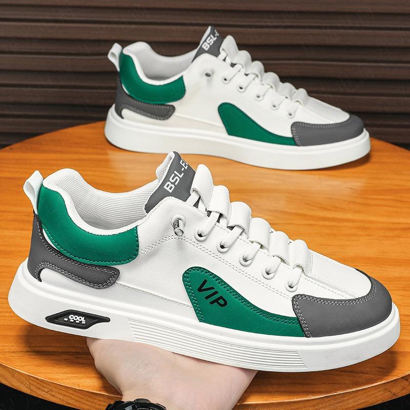 New spring breathable and versatile casual men's shoes, flat shoes, men's work, one pedal, sports trendy shoes