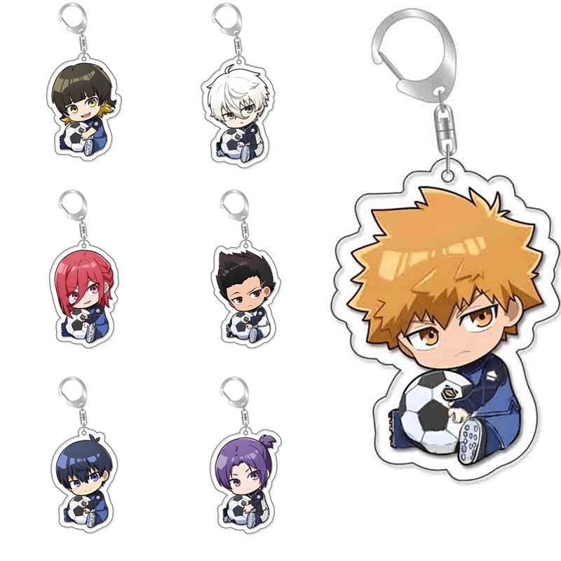 Blue Lock Isagi Yoichi Chigiri Hyoma Pendant Keychain Bag Accessory Xmas Gift
