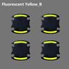 4PCS Car Door Reflective 3D Universal Decal Tape Open Stickers Warning Mark Night Driving Safety Lighting Luminous Decor Auto Door Stickers