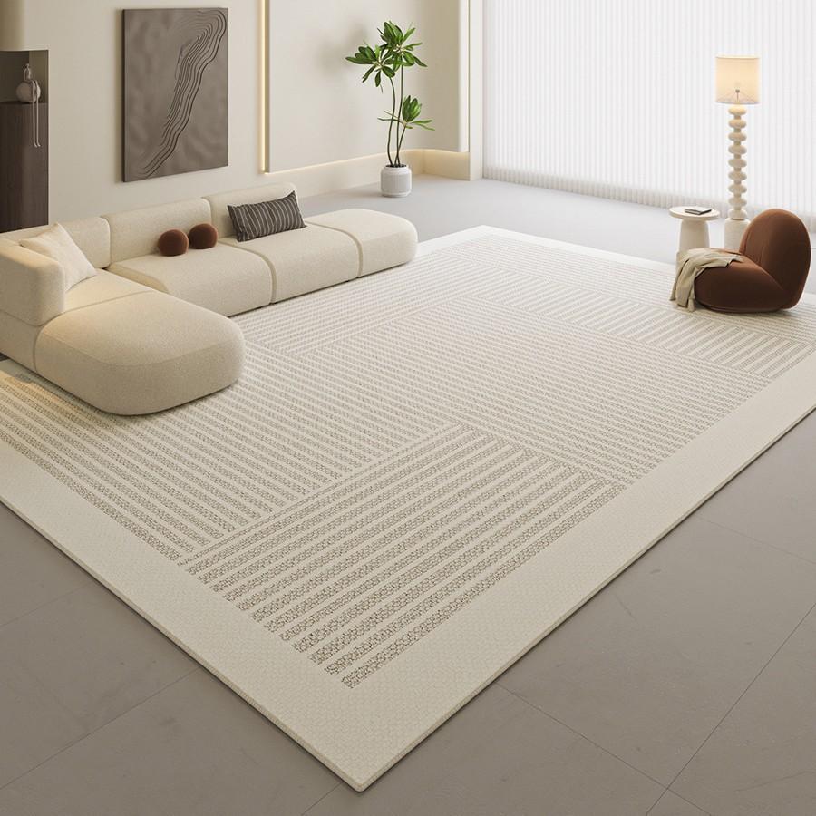 Simple Carpet Living Room Sand Tea Waterproof Large Area Floor Mat Non-Slip Household Bedroom Bedside Good Care Carpet