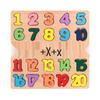 Macaron Color Wooden Alphabet & Number Puzzle for Children's Early Education, Ages 3-6