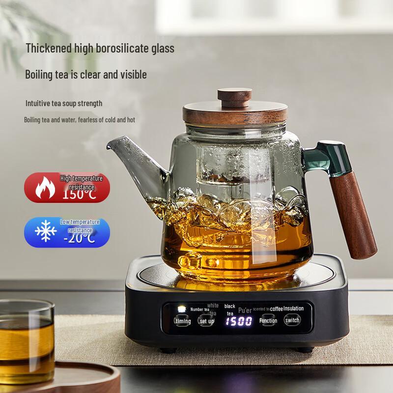 TEAHUE Glass Teapot with Infuser