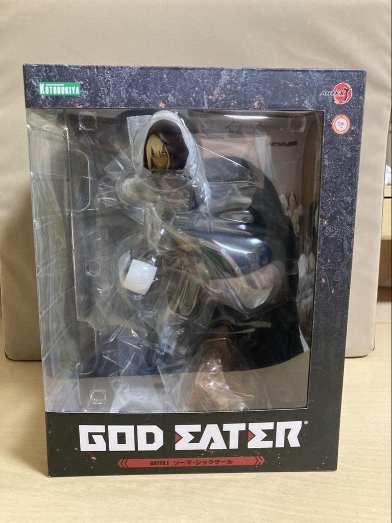 [USED] ARTFX J God Eater Soma Sickzar Figure with Pre-order Bonus