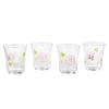 Toyo Sasaki Glass Decor Line Tumbler Set, Flower Violet, 230ml, Made in Japan, Dishwasher Safe, Glass Set, Glass Cup, G310-T295
