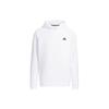 adidas 3D Deboss Spacer Sleeve Hoodie Solid Color Logo Golf Sports Hoodie Men Hoodies White HY0969
