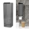 Plastic Adhesive Disposable Paper Cup Dispenser Wall Mounted Automatic Retractable Cup Dispenser with Dustproof Cover