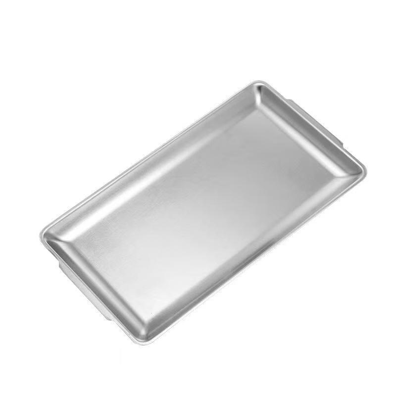 RuHan 304 Stainless Steel Rectangular Multi-Use Tray Set