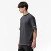 Training Wear Stretch Stripe Stretch 32MAD003 Unisex Black 2XL [Mizuno] T-Shirt