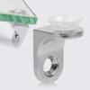 Zinc Alloy Shelf Brackets Rounded Corner Cabinet Shelf Supports  For Furniture Glass Shelves