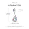 Fit Original Bracelet Copper Hummingbird Charms Beads Pendants For Women Jewelry Making Gift