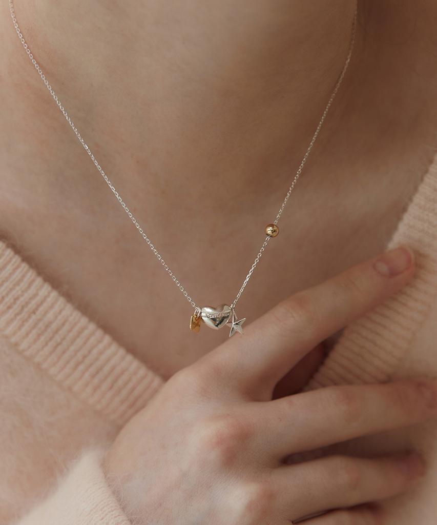 Tatiana (Silver 925) Multi Ornament Necklace Nz2160